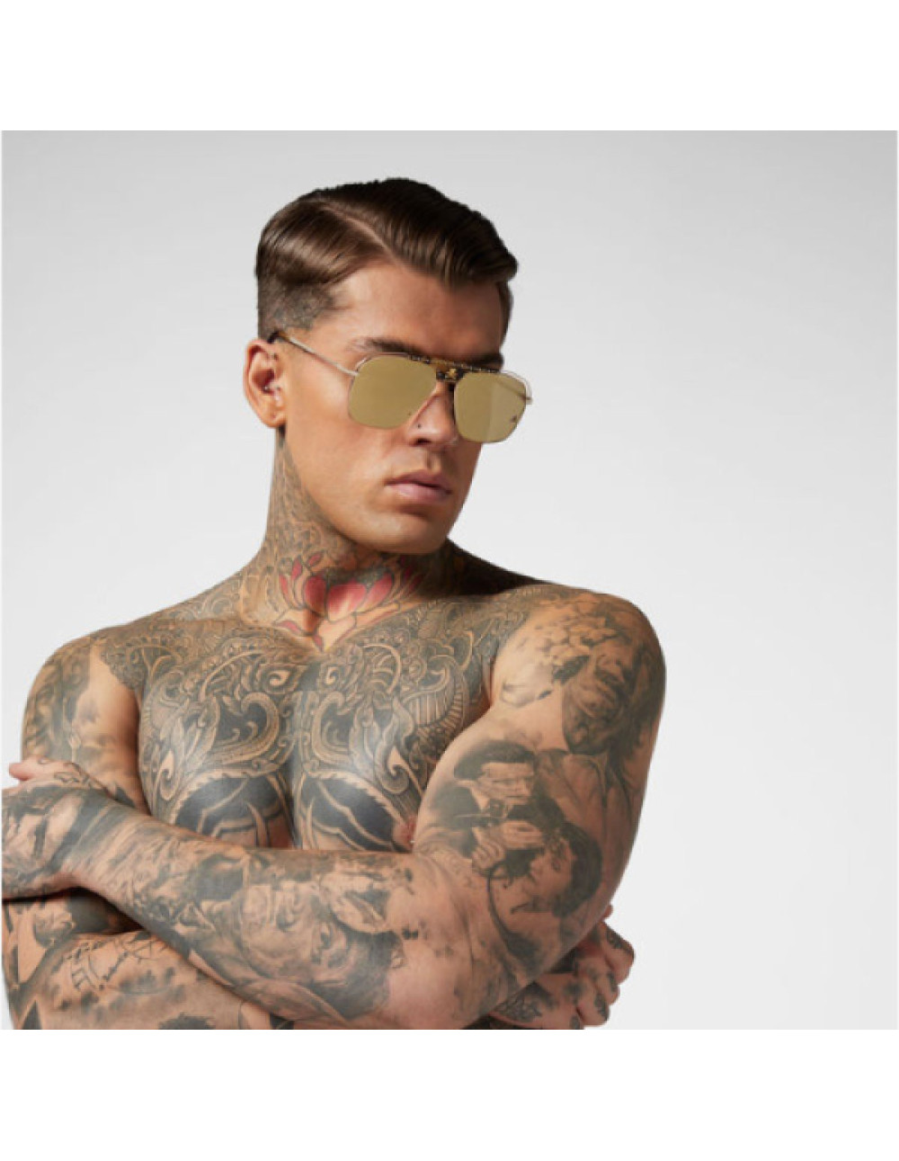 Occhiali da Sole Philipp Plein - Noah Studded UES0047 PXV073N GGXA | Ottica Alver