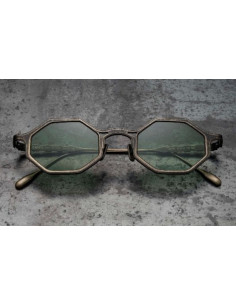 CAPOTE - JACARE' - ANTIQUE GOLD/GREEN GRADIENT